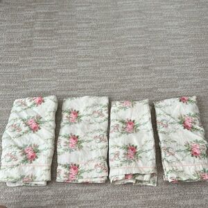LoveShackFancy floral linen napkins
